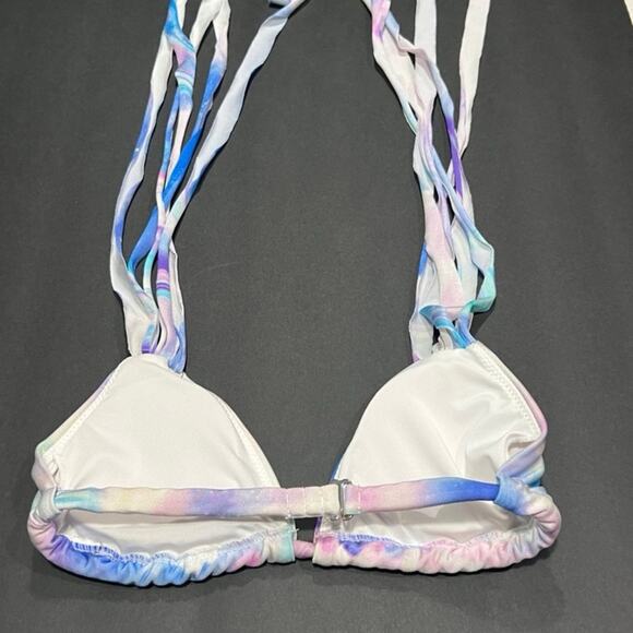 Tie Dye Padded Bikini Top - Picture 3 of 6